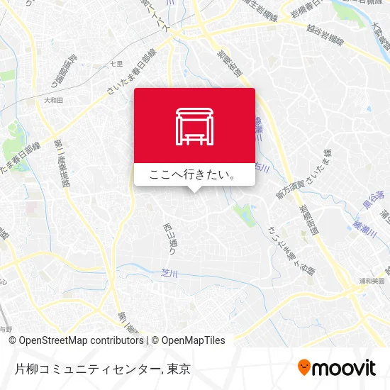 片柳コミュニティセンター地図