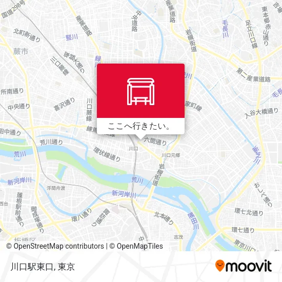 川口駅東口地図