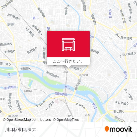川口駅東口地図