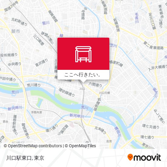 川口駅東口地図