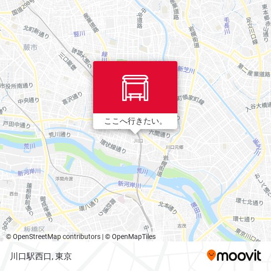 川口駅西口地図