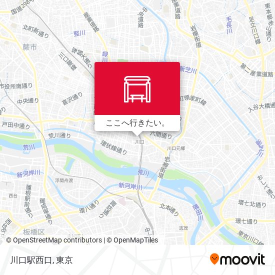 川口駅西口地図