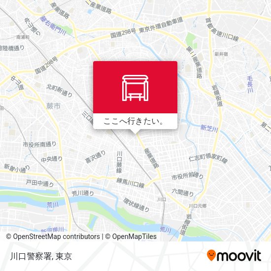 川口警察署地図