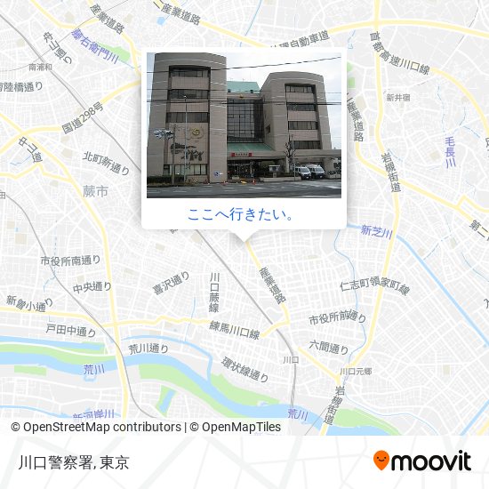 川口警察署地図