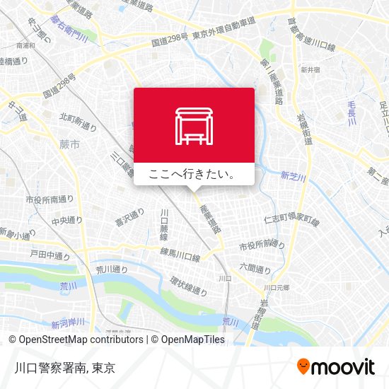 川口警察署南地図