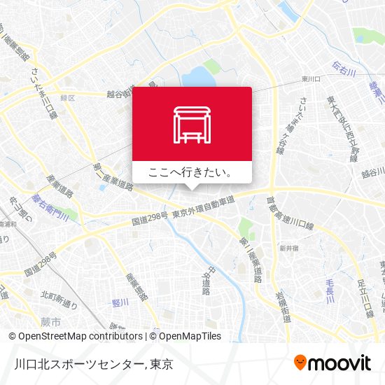川口北スポーツセンター地図