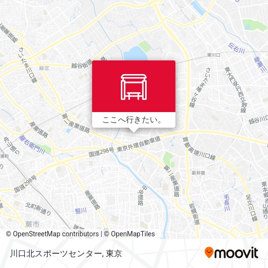 川口北スポーツセンター地図