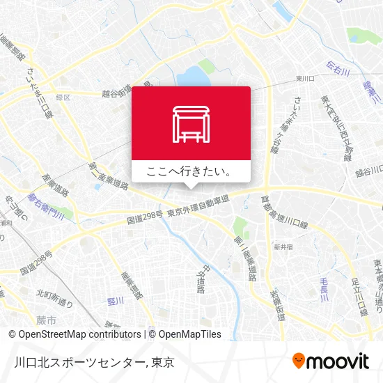 川口北スポーツセンター地図