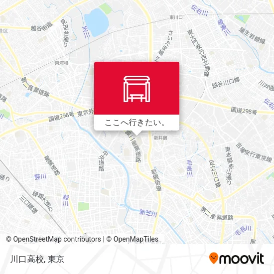 川口高校地図