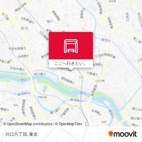 川口六丁目地図