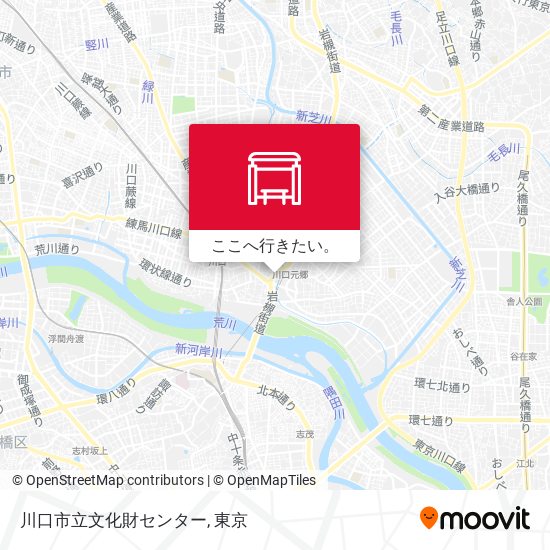 川口市立文化財センター地図