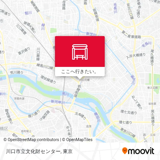 川口市立文化財センター地図