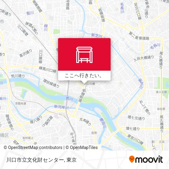 川口市立文化財センター地図