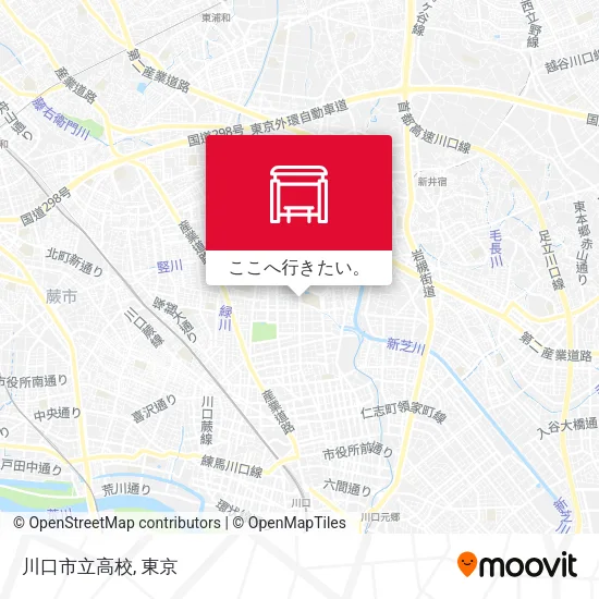 川口市立高校地図