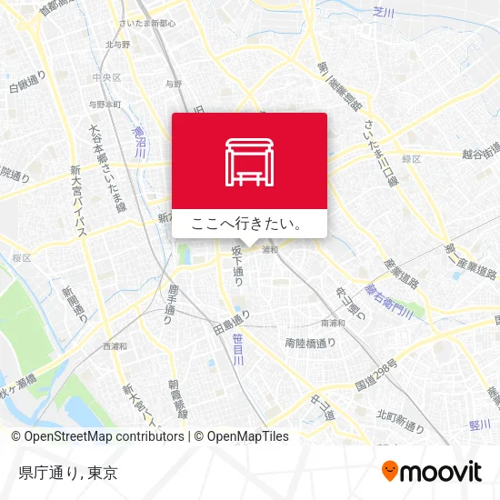県庁通り地図