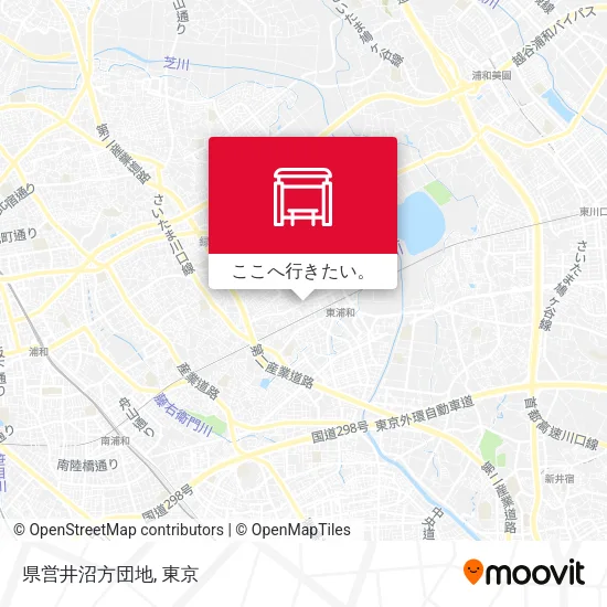 県営井沼方団地地図
