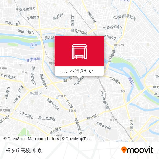 桐ヶ丘高校地図