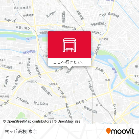 桐ヶ丘高校地図
