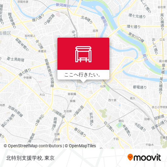 北特別支援学校地図