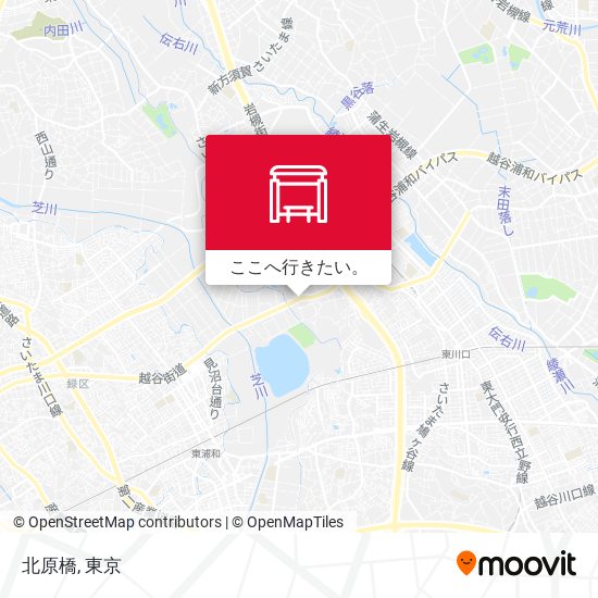 北原橋地図