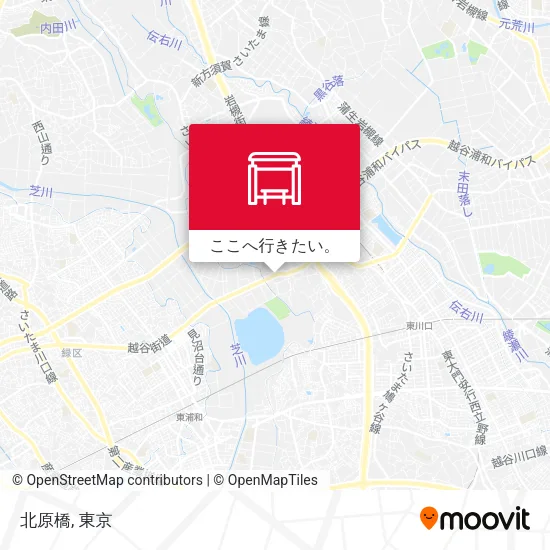 北原橋地図