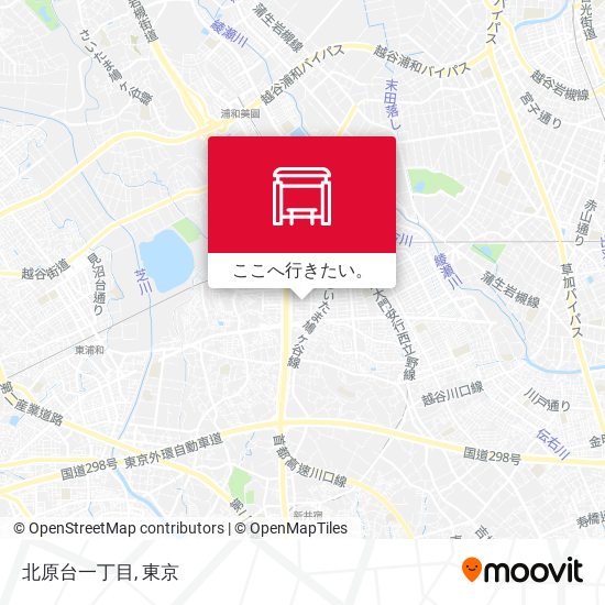 北原台一丁目地図
