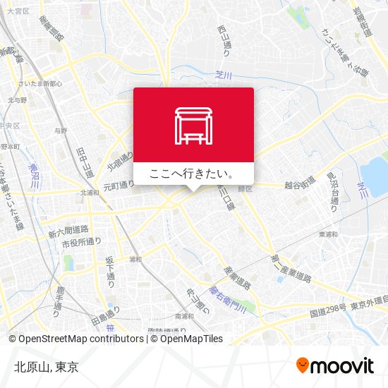 北原山地図