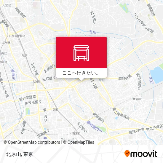 北原山地図
