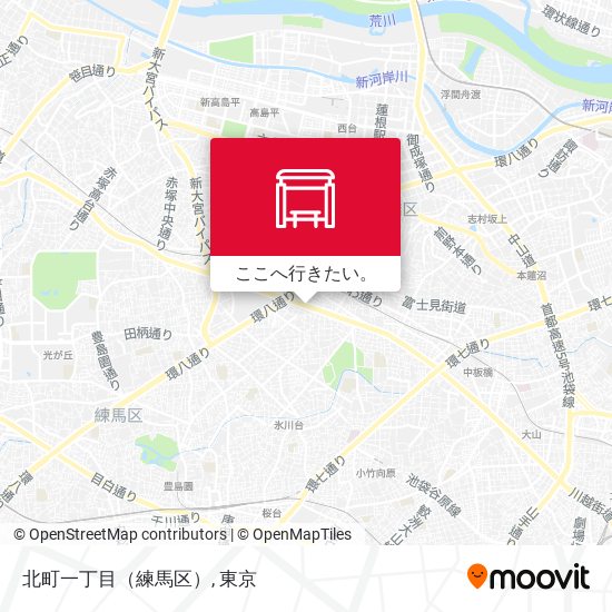 北町一丁目（練馬区）地図