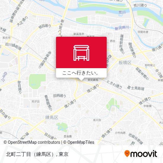 北町二丁目（練馬区）地図