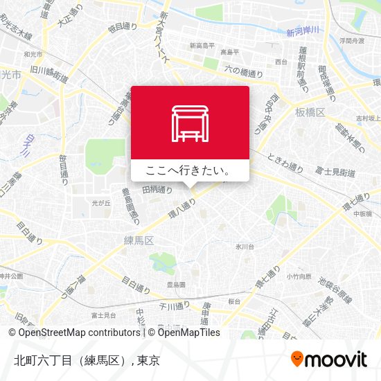 北町六丁目（練馬区）地図