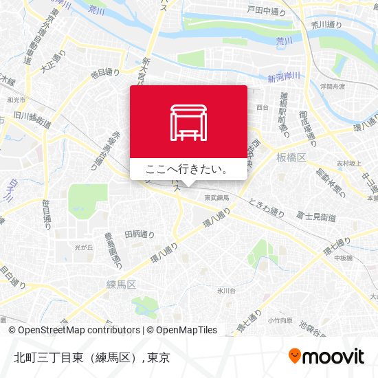 北町三丁目東（練馬区）地図