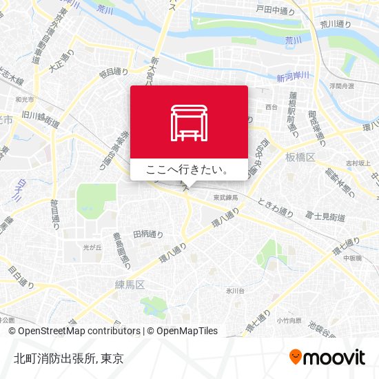 北町消防出張所地図