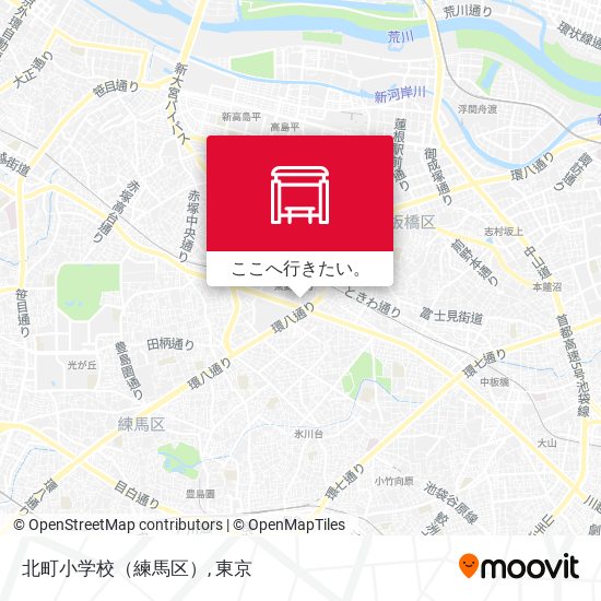 北町小学校（練馬区）地図