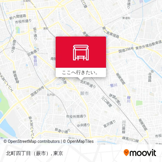 北町四丁目（蕨市）地図