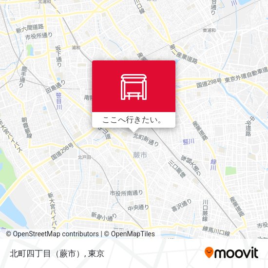 北町四丁目（蕨市）地図