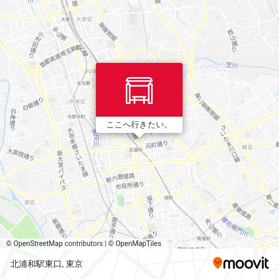 北浦和駅東口地図