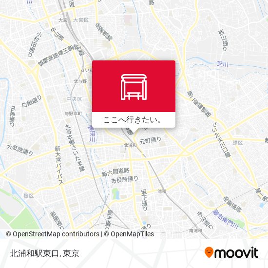 北浦和駅東口地図