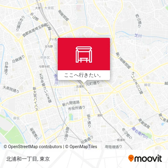 北浦和一丁目地図