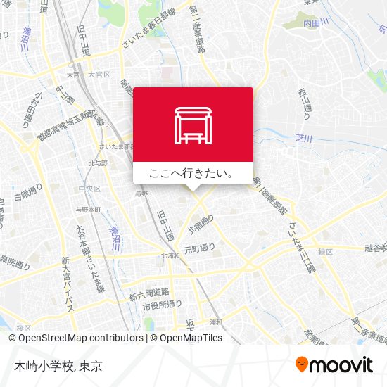 木崎小学校地図