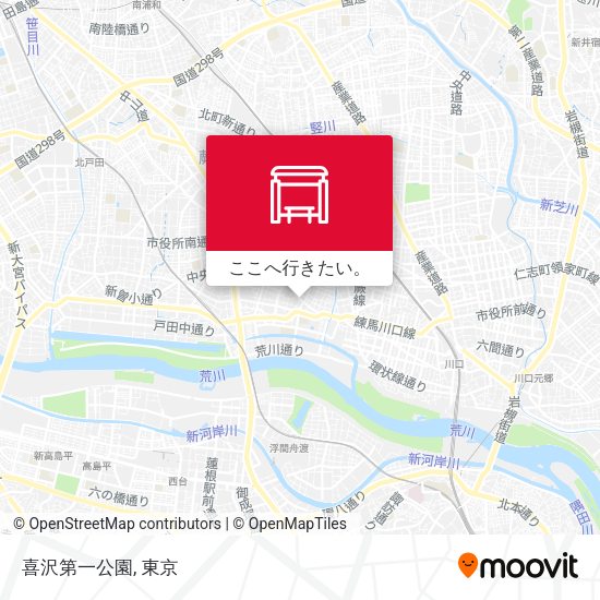 喜沢第一公園地図