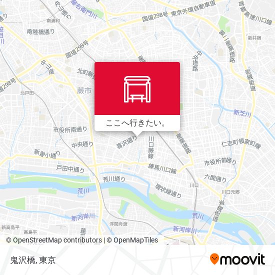 鬼沢橋地図