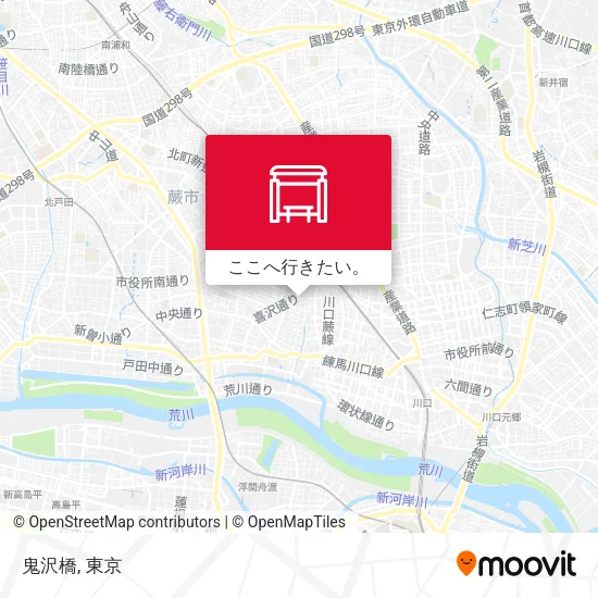 鬼沢橋地図