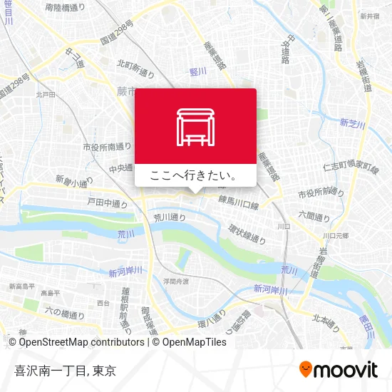 喜沢南一丁目地図