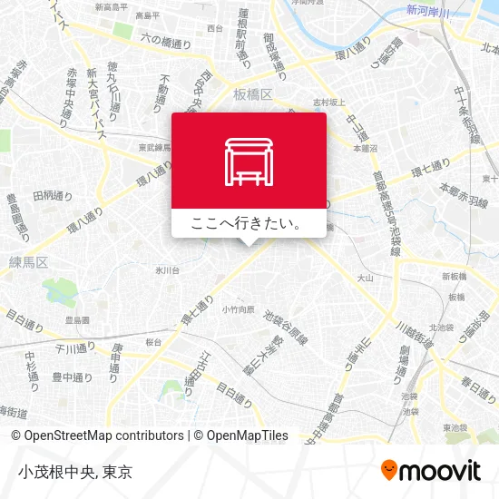 小茂根中央地図