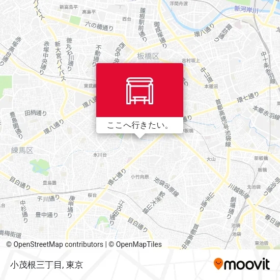 小茂根三丁目地図