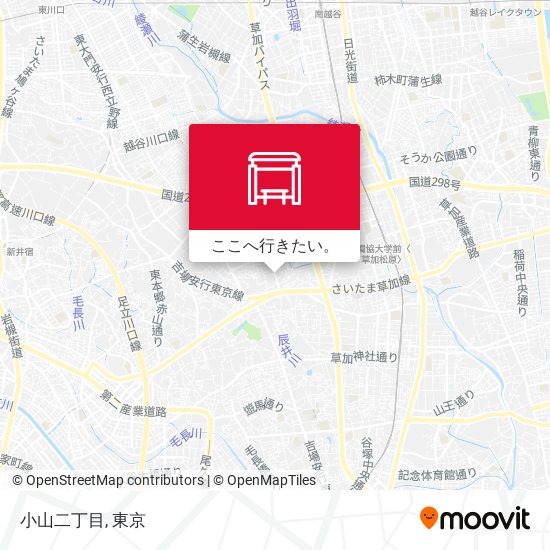 小山二丁目地図
