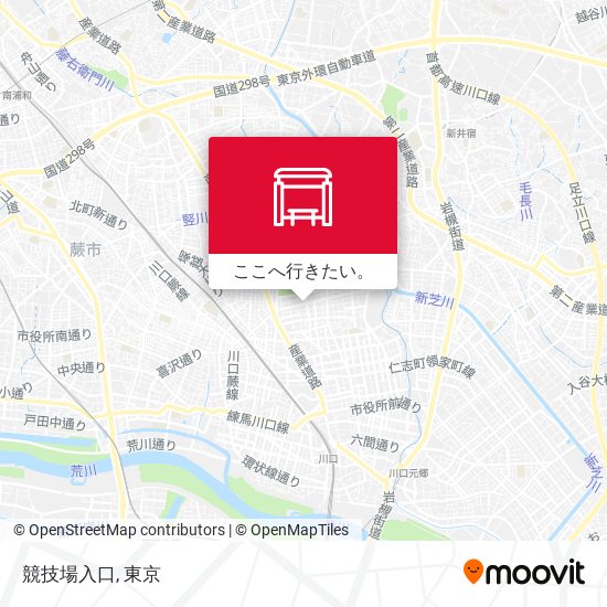 競技場入口地図