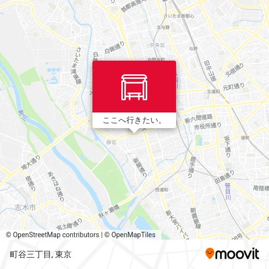 町谷三丁目地図
