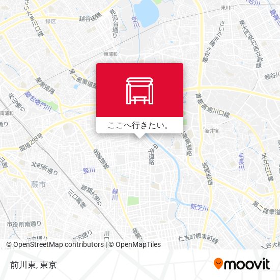 前川東地図